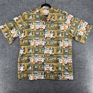 Reyn Spooner Oritsi Hawaiian Shirt Mens XXL Chef Scene AOP Buffett